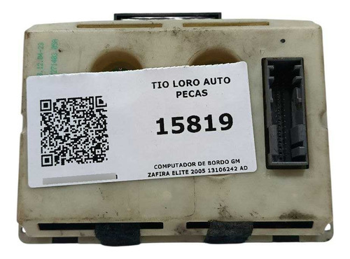 Computador De Bordo Gm Zafira Elite 2005 13106242 Ad Preto - Imagem 5