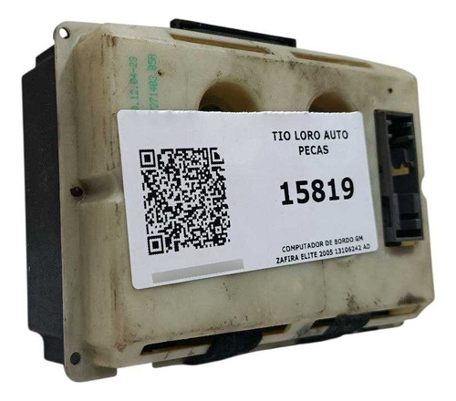 Computador De Bordo Gm Zafira Elite 2005 13106242 Ad Preto - Imagem 6