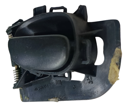 Maçaneta Interna Diant Esquerda Peugeot 206-207 2001-2012 Preto Dianteira - Imagem 2