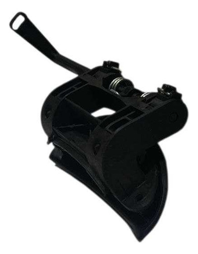 Maçaneta Externa Dianteira Direita Peugeot 206 207 1999-2009 Preto Dianteira - Imagem 3