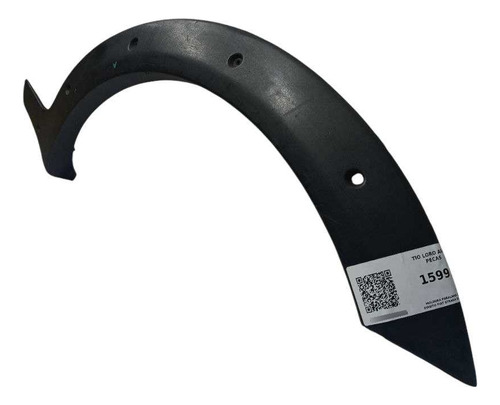 Moldura Paralama Diant. Direito Fiat Strada 2001-2007 Preto - Imagem 2