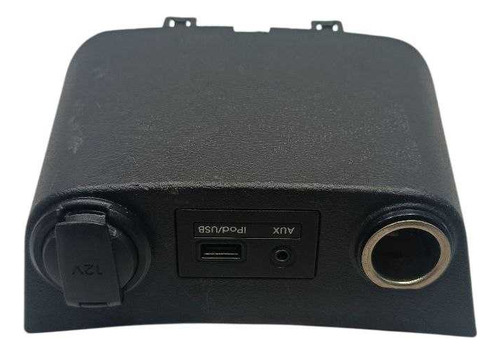 Moldura Acabamento Tomada 2 Usb 12v Veloster 2011-2013 Preto