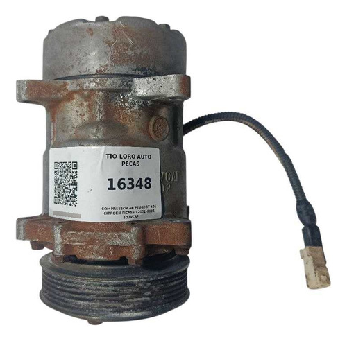 Compressor Ar Peugeot 406 Citroen Picasso 2001-2005 Sd7vcaf - Imagem 2