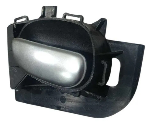 Maçaneta Int. L/e Diant. Ou Tras. Peugeot 206 207 2006-12 Preto Dianteira - Imagem 2