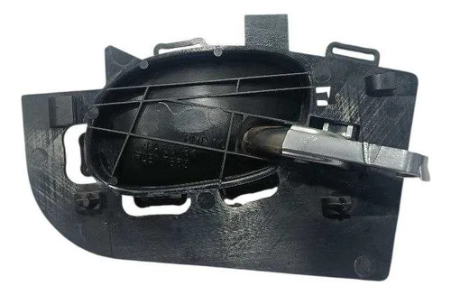 Maçaneta Int. L/e Diant. Ou Tras. Peugeot 206 207 2006-12 Preto Dianteira - Imagem 5