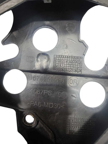 Capa Correia Dentada Peugeot 206 207 307 2008 2013-2019 Preto - Imagem 6