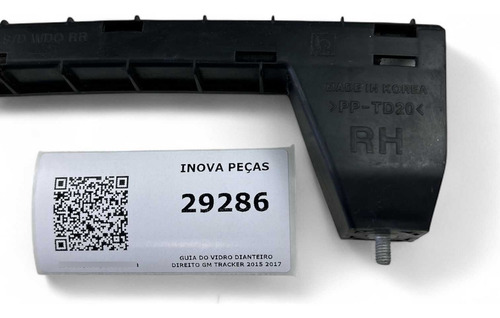 Guia Do Vidro Dianteiro Direito Gm Tracker  2015 2017 Branco - Imagem 3