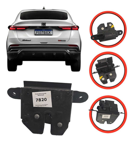 Tranca Da Mala Fiat Fastback 1.0 3cc Turbo 2024 2025