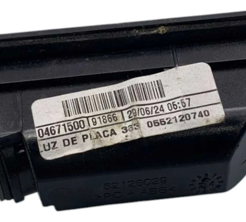 Lanterna Placa Fiat Cronos 2018 2025 Jeep Renegade 2015 2025 - Imagem 3