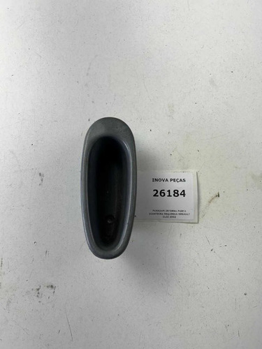 Puxador Interno Porta Dianteiro Esquerda Renault Clio 2002 Preto