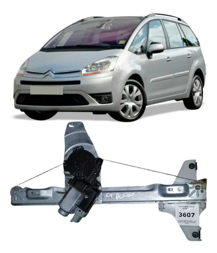 *máquina Vidro Elétrico Traseira Direito C4 Picasso 10/12