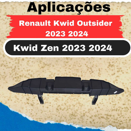 *defletor Inferior Radiador Renault Kwid 22 A 24 626531146r - Imagem 5