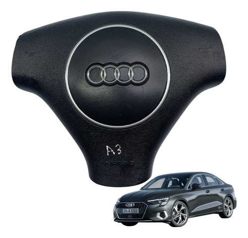 Airbag Do Volante Audi A3 S3 8l 2000 Preto - Imagem 1