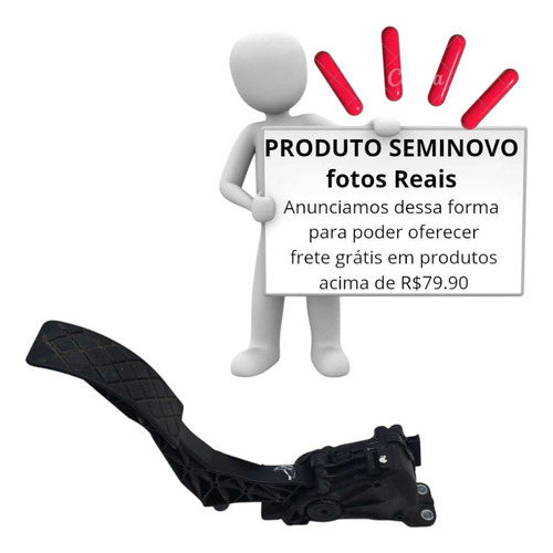 Pedal De Acelerador Vw 6qe721503d Fox, Gol, Parati, Polo, - Imagem 2