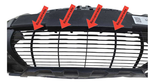 *para-choque Dianteiro Renault Oroch  2024 Preto - Imagem 3