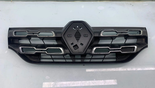 Grade Dianteira Renault Kwid 2017 2018 Preto Brilhante - Imagem 2