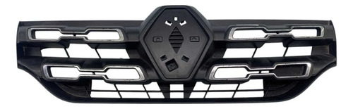 Grade Dianteira Renault Kwid 2017 2018 Preto Brilhante - Imagem 4