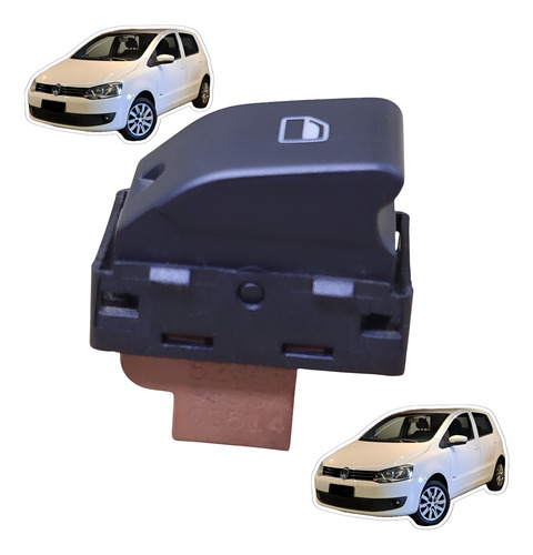 Botão Vidro Elétrico Traseiro Direito Volkswagen Fox 2014
