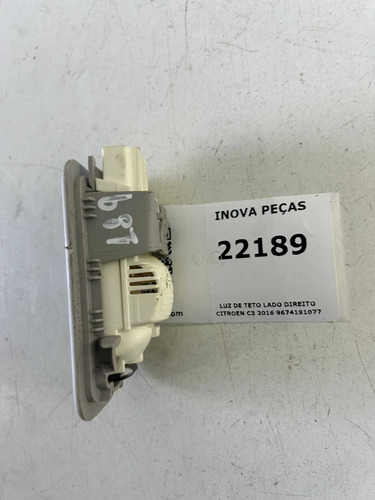 Luz De Teto Lado Direito Citroen C3 2016 9674191077 - Imagem 2