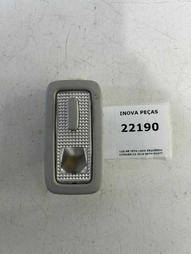 Luz De Teto Lado Esquerdo Citroen C3 2016 9674191077