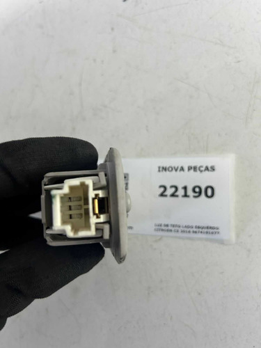 Luz De Teto Lado Esquerdo Citroen C3 2016 9674191077 - Imagem 4