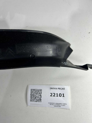 Acabamento Esquerdo Tampa De Mala Citroen C3 2016 9683551580 - Imagem 2