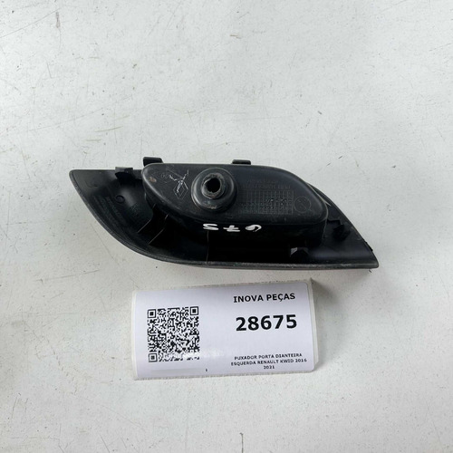 Puxador Porta Dianteira Esquerda Renault Kwid 2016 2021 - Imagem 2