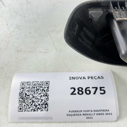 Puxador Porta Dianteira Esquerda Renault Kwid 2016 2021 - Imagem 3