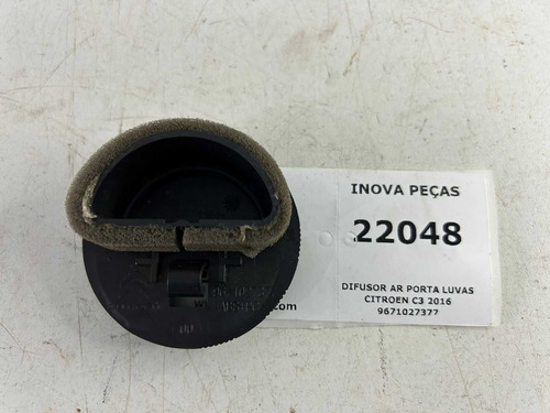 Difusor Ar Porta Luvas Citroen C3 2016 9671027377 - Imagem 2