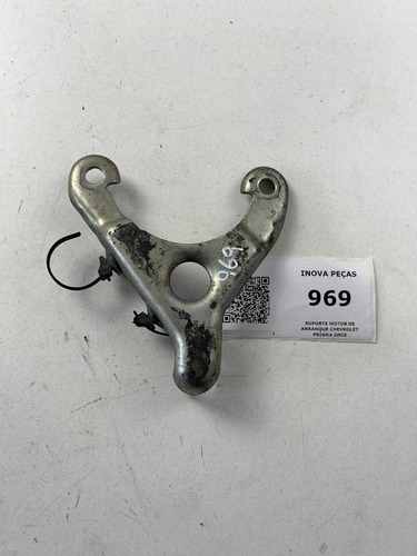 Suporte Motor De Arranque Chevrolet Prisma Onix Prateado