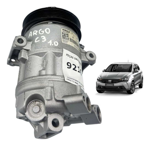 Compressor De Ar Fiat Argo C3 Mobi 1.0 3cc 2016 2017 - Imagem 1