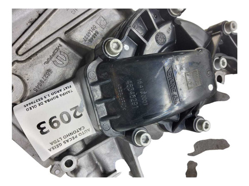 Tampa Bomba De Óleo Citroen C3 1.0 2022 A 2024 Cinza - Imagem 6