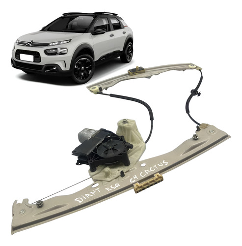 Maquina Do Vidro Dianteira Esquerda C4 Cactus 2019 A 2022
