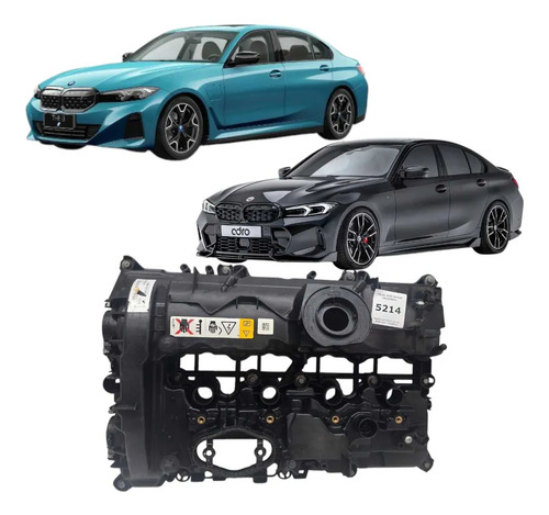 Tampa Válvula Bmw 2.0 330e 330i G20, G80, G28 2018 A 2023 Preto