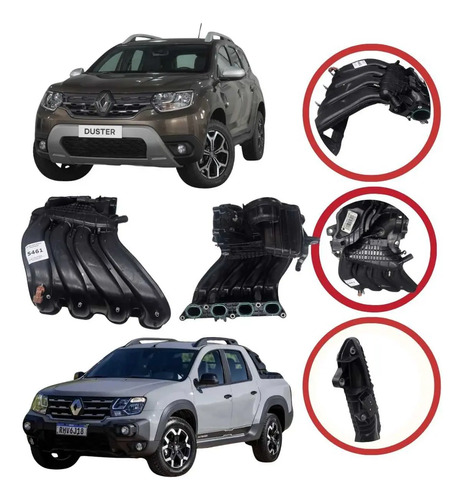 *coletor Admissão Duster/captur/ Oroch 1.6 16v 1317549s01 - Imagem 1