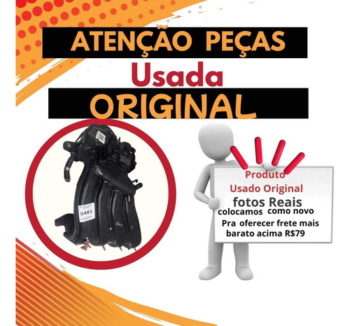 *coletor Admissão Duster/captur/ Oroch 1.6 16v 1317549s01 - Imagem 7