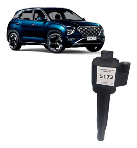 Bobina De Ignição Hyundai New Creta 2.0 Ano 2022 A 2025