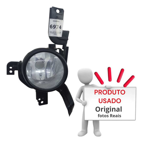 *farol De Milha Auxiliar Tracker 2014 2015 2016 Direito Branco - Imagem 6