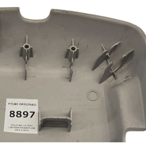 *moldura Luz Teto Cortesia Peugeot 408 2012 A 2014 - Imagem 9