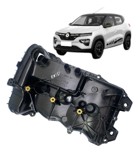 *tampa Valvula Renault Kwid 2018 Preto - Imagem 1