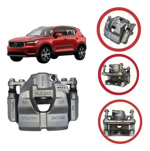 Pinça Freio Esquerda Volvo Xc40 - 2018 A 2023 