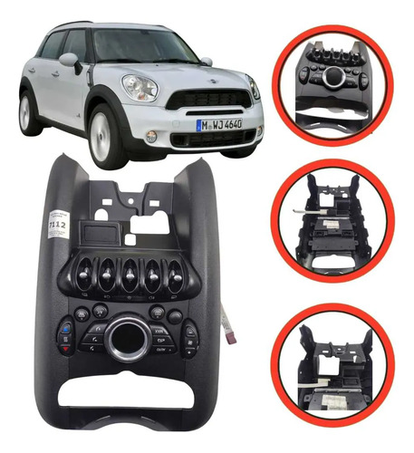 *console Central  Comando Do Ar Mini Cooper Bmw 2006 A 2014