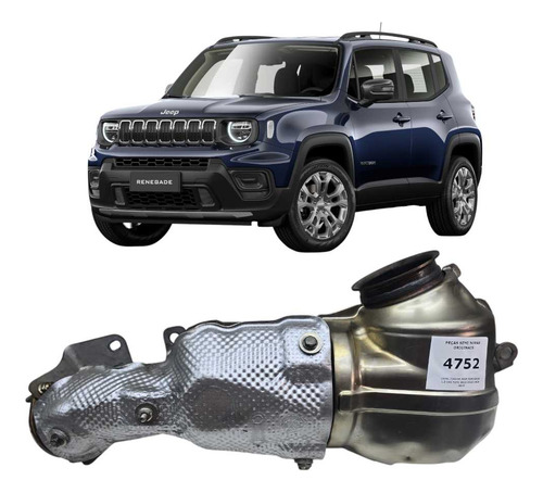 Catalisador Jeep Renegade 1.3 16v T270 2022 2023 2024 2025 - Imagem 1