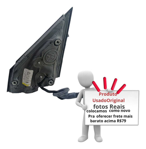 Retrovisor Direito Volkswagen T-cross 2020 A 2024 - Imagem 4