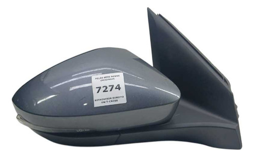 Retrovisor Direito Volkswagen T-cross 2020 A 2024 - Imagem 5