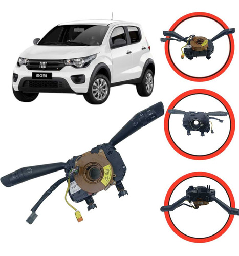 Chave De Seta E Limpador Fiat Mobi 1.0 2018 A 2023 - Imagem 1