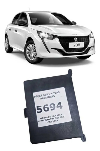 Módulos Da Caixa Evaporadora Peugeot 208 Ano 2021 A 2024 Preto - Imagem 1