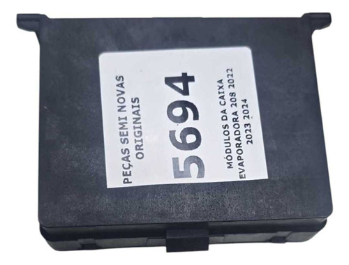 Módulos Da Caixa Evaporadora Peugeot 208 Ano 2021 A 2024 Preto - Imagem 2