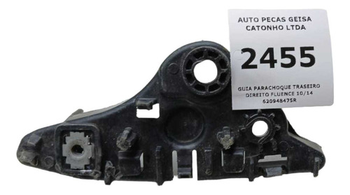 *guia Para-choque Traseiro Direito Fluence 2010 2014 - Imagem 2