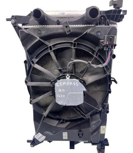 *radiador Condensador Ventoinha Compass 2.0 Flex  2016 2021 - Imagem 2